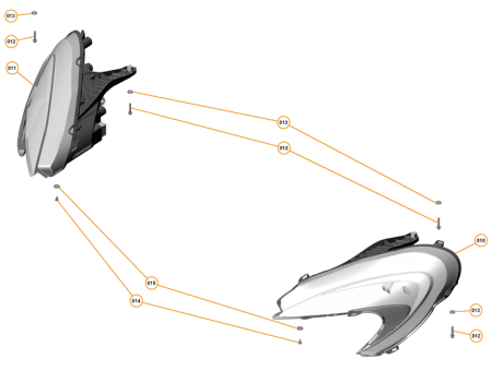 Photo of Headlamp RH RHD Markets…