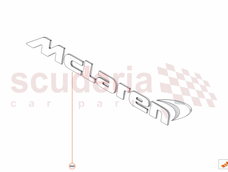 Photo of ASSY BADGE REAR MCLAREN P28…