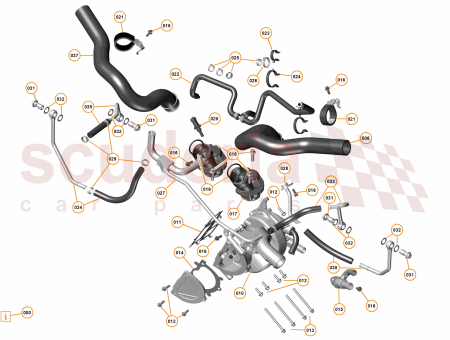 Photo of Support Engine Coolant Top Hose Set…