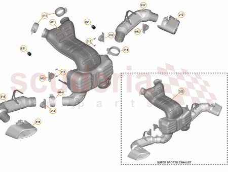 Photo of Tailpipe incl Heatshield Super Sports LH…
