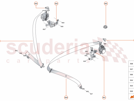 Photo of BRACKET SEAT BELT REEL RH…
