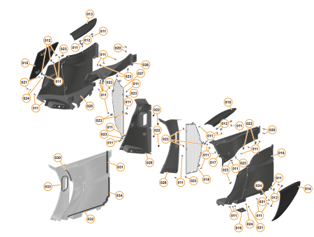 Photo of Bodyside Panel Radiator Intake LH…