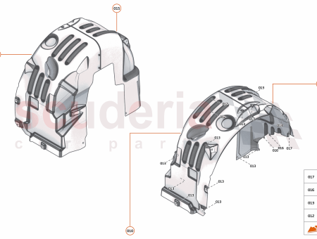 Photo of WHEEL ARCH LINER RR RH 1…
