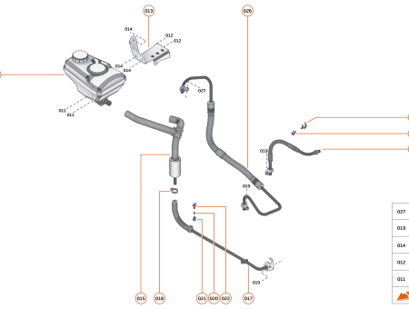 Photo of Bracket PAS Fluid Reservoir LHD…