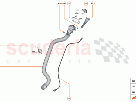 Photo of HOSE RECIRCULATION FUEL FILLER RECIRCULATION FUEL FILLER…