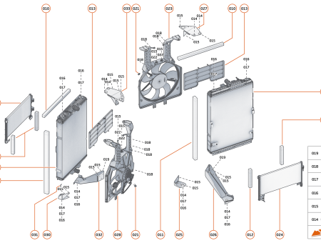 Photo of RADIATOR ENGINE COOLANT LH…