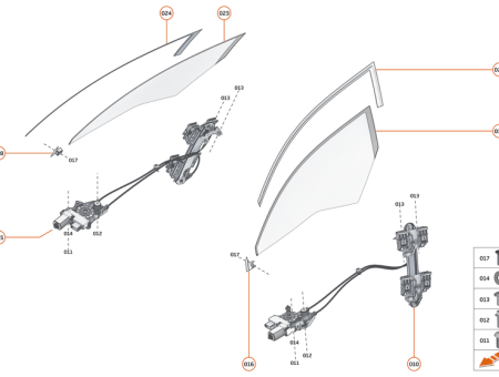 Photo of REGULATOR MOTOR ASSY DOOR GLASS RH…