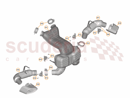 Photo of Muffler inc Heatshield China Only 570S Spider…