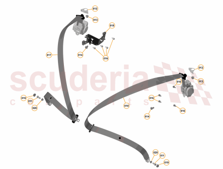 Photo of Bracket Seat Belt Reel LH…