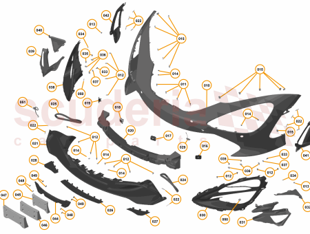 Photo of DUCT FRONT LOW TEMPERATURE RADIATOR UPPER LH…