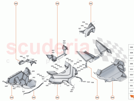 Photo of BRACKET MUFFLER LOWER HEATSHIELD…