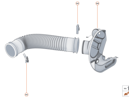Photo of FR LH UPPER BRAKE DUCT…