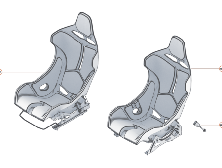 Photo of ASSY RACE SEAT RHD PASSENGER FIXED…