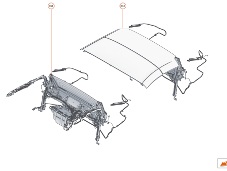 Photo of RHT Assy Leather Semi Aniline Blue Head Lining…