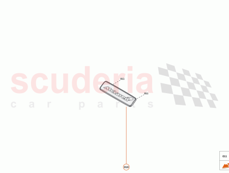 Photo of ASSY FRONT BADGE OPTION A…