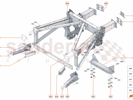 Photo of FRAME ASSY REAR…