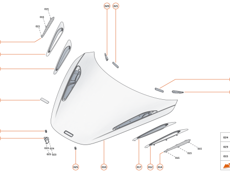 Photo of BONNET DUCT CARBON LH…