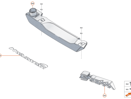 Photo of BADGE SENNA REAR…