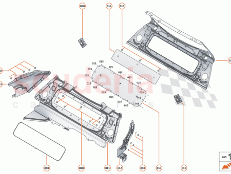 Photo of NVH Bulkhead Hatch Rear Upper…