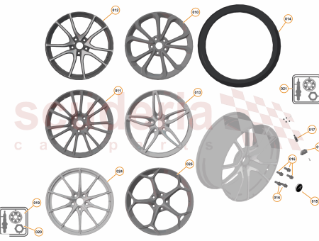 Photo of WHEEL ULTRA LIGHTWEIGHT 20X11 0 REAR MSO BLACK…