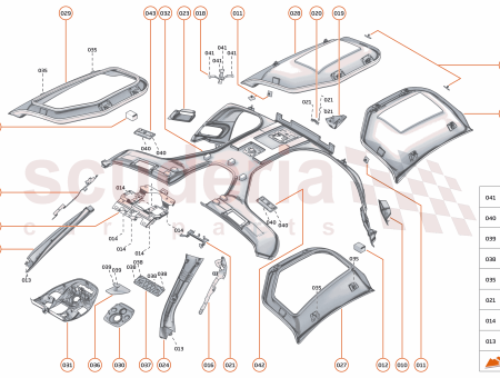 Photo of ASSY LUGGAGE BIN FRNT FIRE EXT…