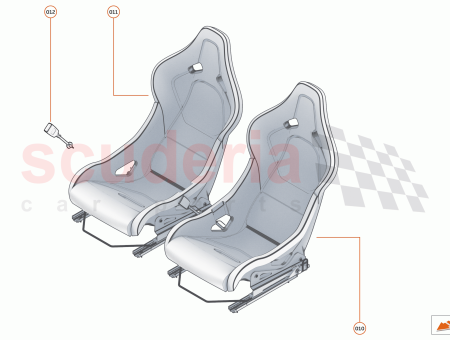 Photo of ASSY RACE SEAT LHD PASS…