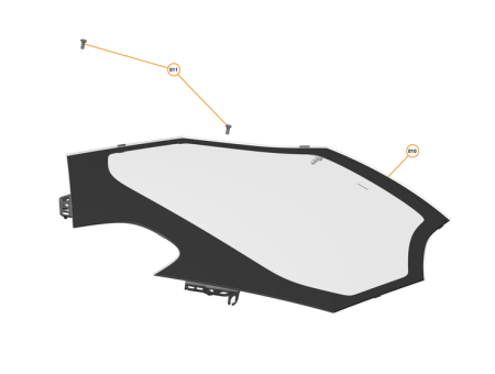 Photo of Glass Assy Rear Clam…
