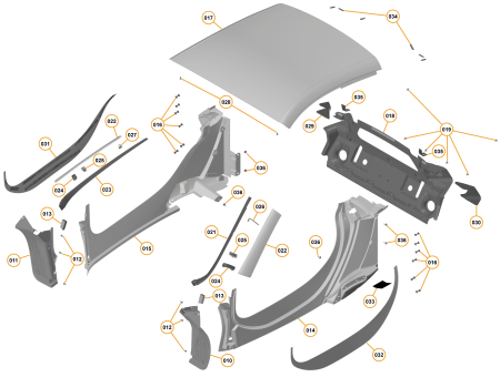 Photo of Cover Wheel Arch Liner Front Carbon LH…