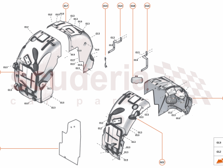 Photo of WHEEL ARCH LINER BRACKET REAR LWR RH…