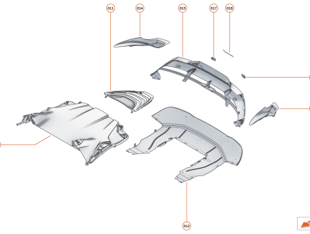 Photo of ASSY PNL DECK VENT RR SPIDER…