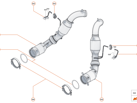Photo of Hanger Bracket Link Pipe Exhaust LH…