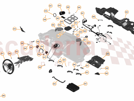 Photo of BRACKET FACIA NVH SUPPORT RHD MANUAL STEERING COLUMN…