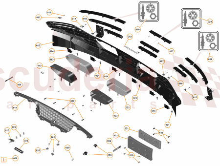 Photo of Bracket Rear Grille Mounting…