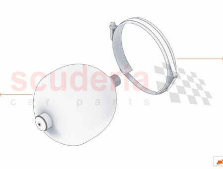 Photo of ACCUMULATOR LH FR RR SUSPENSION FR EX P23…