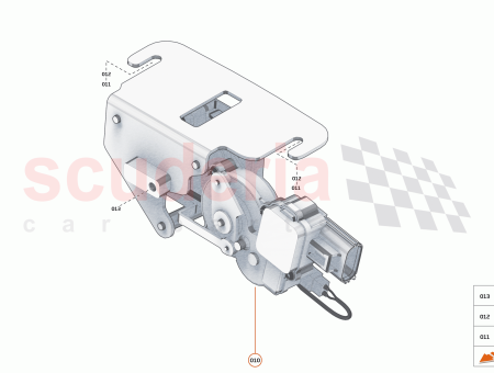 Photo of ASSY TAILGATE LATCH LHD…
