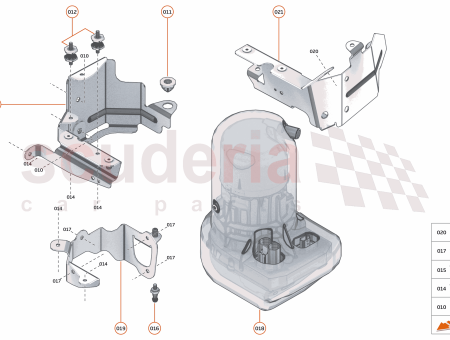 Photo of BRACKET FRONT FENDER OUTER REAR RH SPIDER…