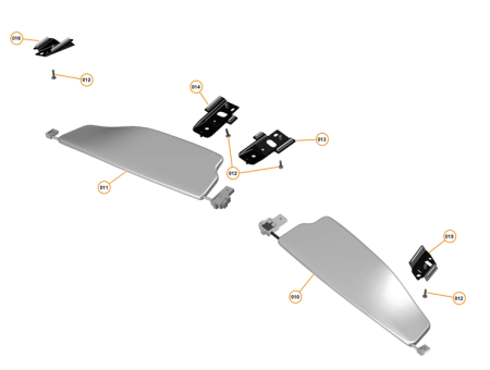 Photo of Bracket Sunvisor Mounting Assembly LH…