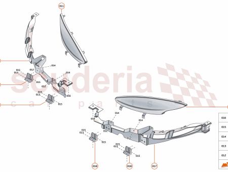 Photo of BRACKET REAR GRILLE MOUNTING…