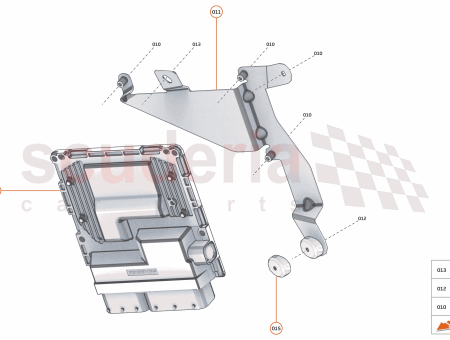Photo of SEAL DOOR MIRROR LOWER LH…