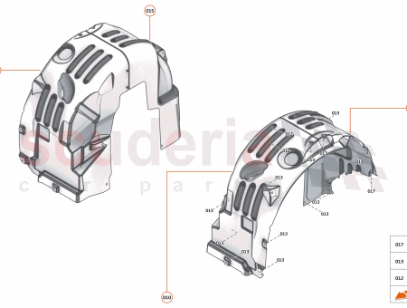 Photo of WHEEL ARCH LINER RR RH…