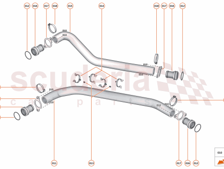 Photo of ASSY PIPE OIL FEED TO ENGINE FED…