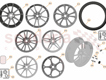 Photo of Wheel Lightweight 10 Spoke 19X8 0J Front…