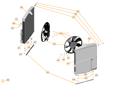 Photo of Radiator Engine Coolant RH…