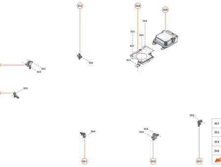 Photo of CONTROL UNIT OCCUPANT RESTRAINT CONTROLLER AIRBAG…