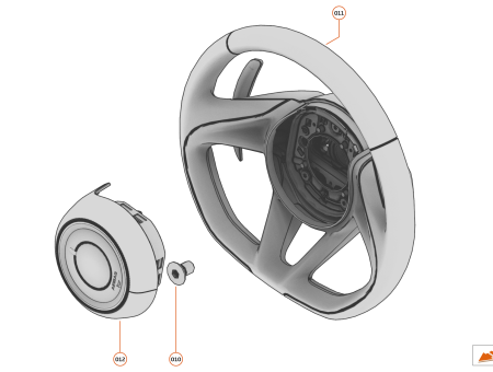 Photo of STEERING WHEEL RIM ALU PEDAL…