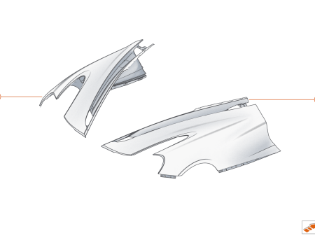 Photo of ASSY FENDER REAR UPPER LH MSO DEFINED…