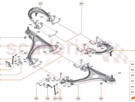 Photo of BRACKET DISPLACEMENT SENSOR FRONT RH…