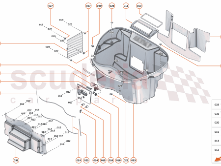 Photo of LUGGAGE BIN FIXING CAP PERIMETER RH…