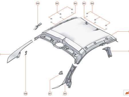 Photo of ASSY A PILLAR SPRK GRILL LH…