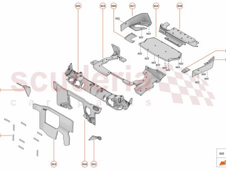 Photo of ENGINE COVER SPIDER ZC FOAM RH…